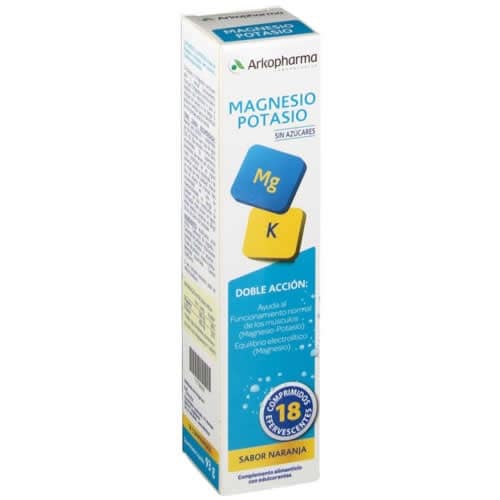 Arkovital Magnesio Potasio Doble Acción 18 comprimidos – Funcionamiento normal de Músculos