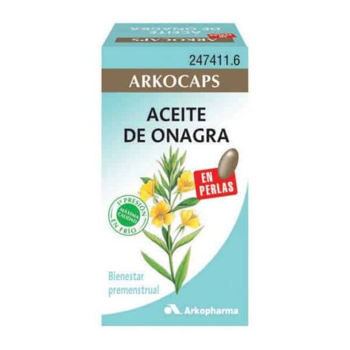 Arkocaps Onagra (Aceite de) 200 cáps. – Menopausia, Síndrome premenstrual, Colesterol