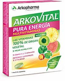 Arkovital Pura Energía 30 Comprimidos – Vitaminas de Origen 100% Vegetal
