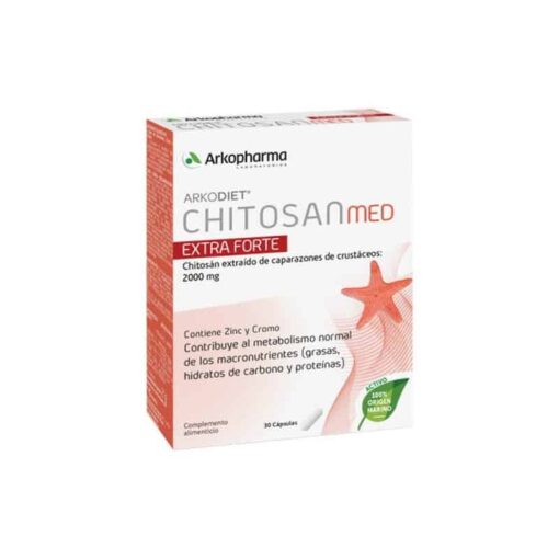 Chitosán Extra Forte Arkopharma 2000 mg 30 cápsulas – Ayuda a la Absorción de Grasa