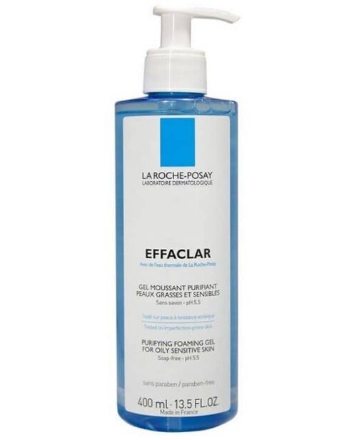 Effaclar Gel Mousse Purificante 400 ml – Limpiador para Pieles Grasas y Sensibles